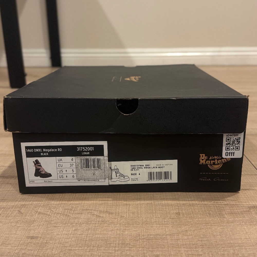Dr. Martens x Rick Owens 1460 DMXL Megalace Boot - Picture 4 of 4